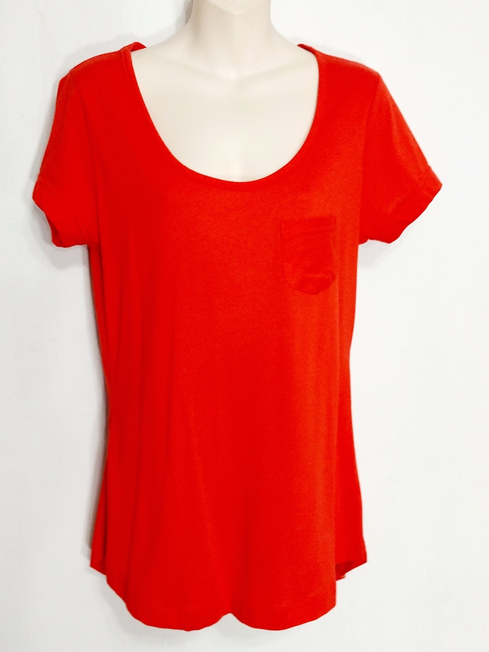 🔵BOGO FREE🔵 Nike Dri Fit 6.0 Top Orange Scoop Neck Sz L
